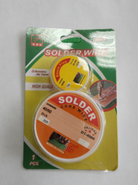 Припой d-1мм бухта + канифоль, блистер 42010