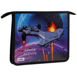 Папка для тетрадей А5 на молнии Space ПТ-715_42198