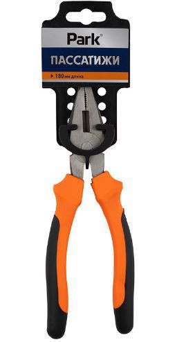 Плоскогубцы 180мм обрезиненные (двухкомпонентные) ручки Park 105109