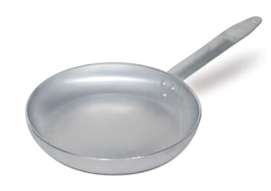 Сковорода алюминиевая 22см без крышки металлическая ручка Калитва 12221