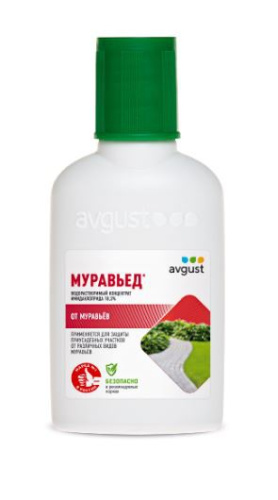 Муравьед 55мл флакон от садовых муравьев Avgust