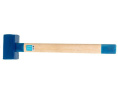 Кувалда 5кг удлинённая деревянная ручка, литая Сибин 20133-5