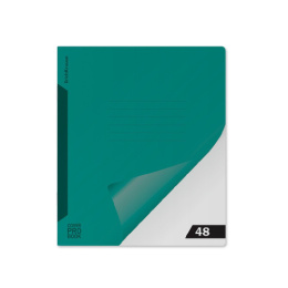 Тетрадь  48 листов ErichKrause Coverprobook Reef Matt, пластиковая обложка, бирюзовый 63788