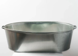 Ванна оцинкованная хозяйственная овальная 100л Меткомтрейдинг