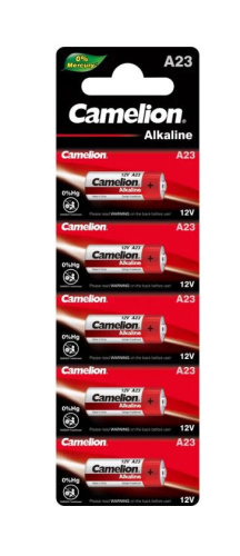 Батарейка Camelion Mercury Free (0%Hg) алкалиновая LR23A ( 5шт. на блистере)