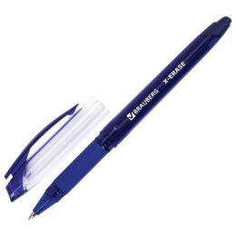 Ручка Пиши-Стирай гелевая Brauberg X-Erase, синяя, 0,7мм 143333