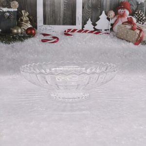 Ваза для фруктов хрустальная 320мм Радужный Дом РД80047