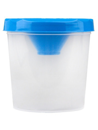 Стакан-непроливайка одно отделение, синий С-8997