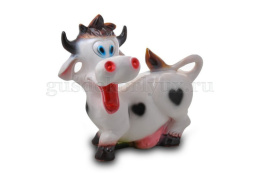 Фигурка садовая гипсовая Корова Зорька большая 52х47см ГусьДекорЛюкс 4С35