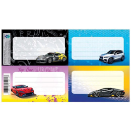 Наклейки на тетрадь Авто НАКТ46