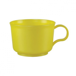 Кружка пластиковая 0,35л цвета в ассортименте Альтернатива М277