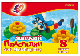 Пластилин  8 цветов Луч Кроха, мягкий 25С 1551-08