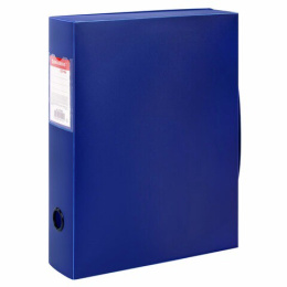 Короб архивный  70мм Brauberg, пластиковый, разборный, до 600л, синий 272893