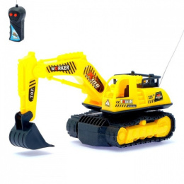 Экскаватор радиоуправляемый Строитель 23х9х11см, 2 канала 3575904