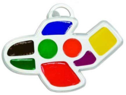 Акварель  8 цветов Луч Самолетик, без кисточки 23С 1437-08