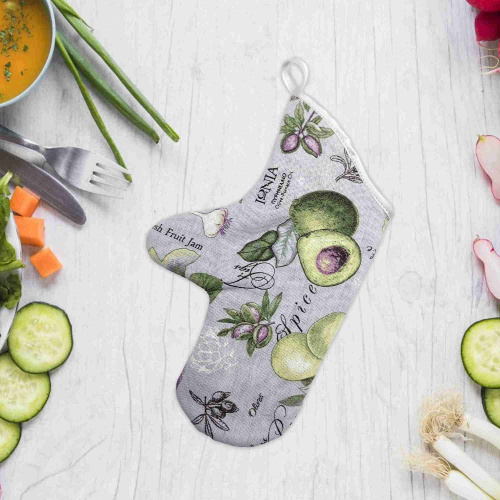 Варежка кухонная рогожка Гурман 3108/1 ДомВелл 