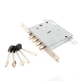 Замок врезной ЗВСП2Т-ЗЩД, без ручек, универсальный, ЗВ9 143.1.0 35811