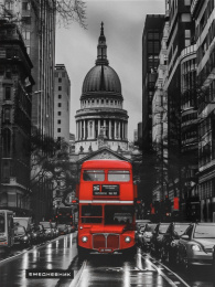 Ежедневник недатированный А5  80 листов Улицы Лондона 80-0395